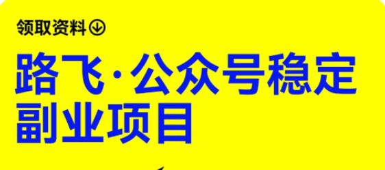 路飞·公众号稳定副业项目，你只要无脑去推广，粉丝和收入，自然就来了-红薯资源库