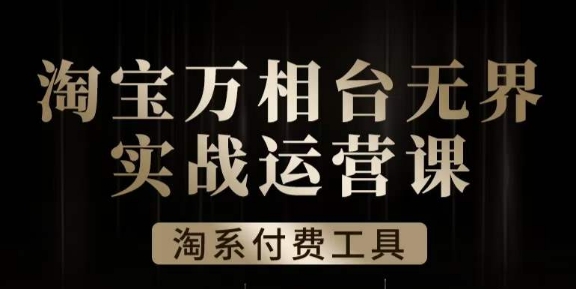 沧海·淘系万相台无界实战运营课，万相台无界实操全案例解析-红薯资源库