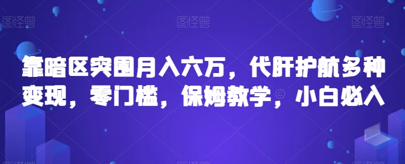 靠暗区突围月入六万，代肝护航多种变现，零门槛，保姆教学，小白必入【揭秘】-红薯资源库