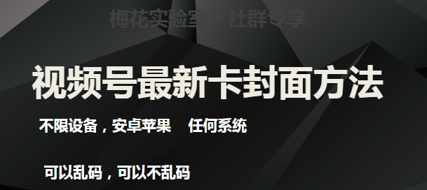 梅花实验室社群最新卡封面玩法3.0，不限设备，安卓苹果任何系统-红薯资源库