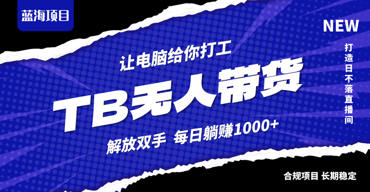 （12742期）淘宝无人直播最新玩法，不违规不封号，轻松月入3W+ .com淘宝[db:副标题]-红薯资源库