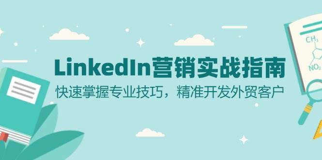 LinkedIn营销实战指南：快速掌握专业技巧，精准开发外贸客户[db:副标题]-红薯资源库