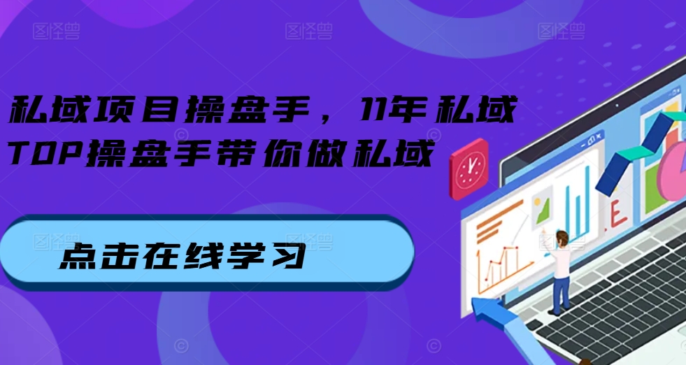 私域项目操盘手，11年私域TOP操盘手带你做私域[db:副标题]-红薯资源库