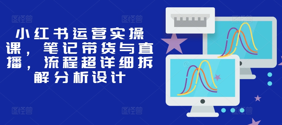 小红书运营实操课，笔记带货与直播，流程超详细拆解分析设计[db:副标题]-红薯资源库